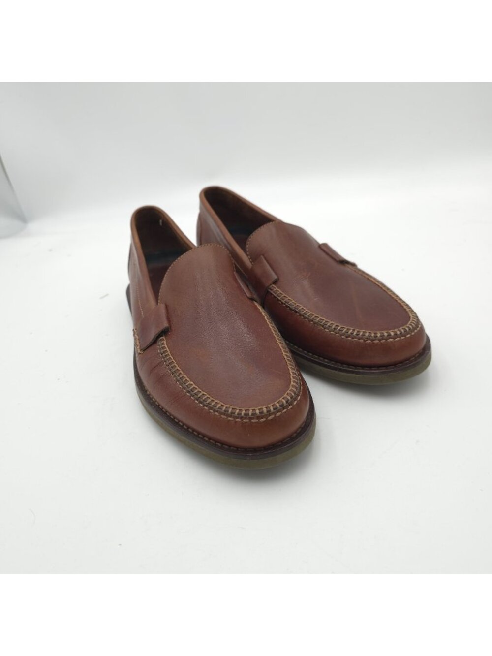 H.S. Trask Bozeman Montana Men’s Size 10 M Loafers Moc Toe Brown